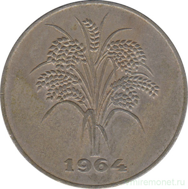 Монета. Вьетнам (Южный Вьетнам). 10 донгов 1964 год.