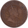 Монета. Канада. 1 цент 1907 год.