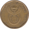 Монета. Южно-Африканская республика (ЮАР). 50 центов 2012 год. ав.