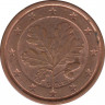 Монета. Германия. 1 цент 2012 год. (D). ав.