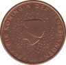Монета. Нидерланды. 5 центов 2001 год. ав.