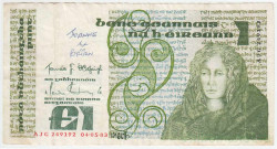 Банкнота. Ирландия. 1 фунт 1983 год. 04.05.1983 Тип 70c (5).