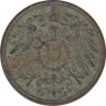 Монета. Германия (Германская империя 1871-1922). 1 пфенниг 1904 год. (F). рев.