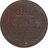 Монета. США. 1 цент 1914 год. рев.
