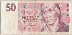 Банкнота. Чехия. 50 крон 1997 год. Тип 17а.