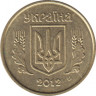 Монета. Украина. 10 копеек 2012 год. ав.