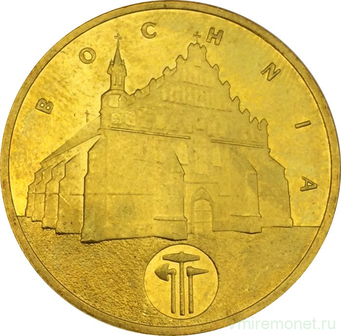 Монета. Польша. 2 злотых 2006 год. Бохня.