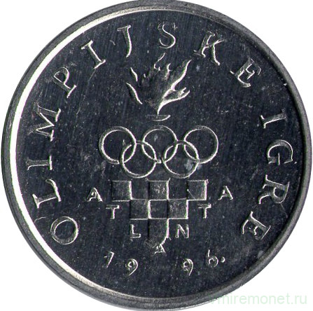 Монета. Хорватия. 2 липы 1996 год. Олимпиада Атланта.