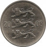 Монета. Эстония. 20 сенти 2008 год. ав