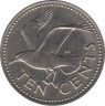 Монета. Барбадос. 10 центов 1979 год. рев.