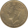 Монета. Ямайка. 1/2 пенни 1947 год. рев.