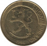 Аверс. Монета. Финляндия. 1 марка 1994 год.