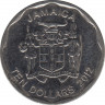Монета. Ямайка. 10 долларов 2012 год. ав.
