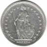 Монета. Швейцария. 2 франка 1944 год.