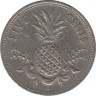 Монета. Багамские острова. 5 центов 1985 год. ав.