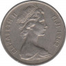 Монета. Фиджи. 10 центов 1982 год. ав.