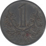 Монета. Богемия и Моравия. 1 крона 1941 год. ав.