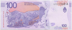 Банкнота. Аргентина. 100 песо 2018 год. 