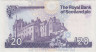 Банкнота. Великобритания. Шотландия. "Royal Bank of Scotland PLC". 20 фунтов 2000 год. Тип 354d. рев.