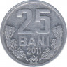 Монета. Молдова. 25 баней 2011 год. ав.
