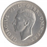 Монета. Великобритания. 1 крона 1937 год. Коронация Короля Георга VI.