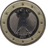 Монета. Германия. 1 евро 2011 год. (D). ав.