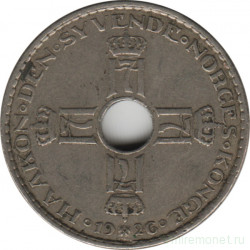 Монета. Норвегия. 1 крона 1926 год.