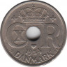  Монета. Дания. 10 эре 1934 год. ав.