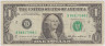 Банкнота. США. 1 доллар 1985 год. Серия B. ав.
