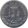  Монета. Сан-Марино 10 лир 1982 год. рев.