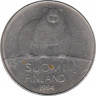 Монета. Финляндия. 50 пенни 1994 год. ав.