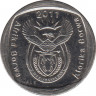 Монета. Южно-Африканская республика (ЮАР). 1 ранд 2011 год. ав.