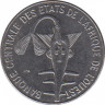 Монета. Западноафриканский экономический и валютный союз (ВСЕАО). 1 франк 1977 год. рев.
