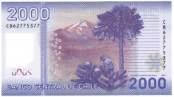 Банкнота. Чили. 2000 песо 2016 год. Тип 162f.