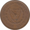  Монета. Кипр. 5 милей 1978 год. ав.