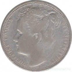 Монета. Нидерланды. 10 центов 1903 год.