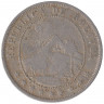 Монета. Боливия. 10 сентаво 1899 год. 