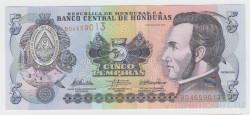 Банкнота. Гондурас. 5 лемпир 2010 год.