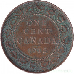 Монета. Канада. 1 цент 1912 год.