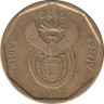 Монета. Южно-Африканская республика (ЮАР). 50 центов 2011 год. ав.