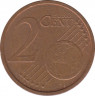 Монета. Германия. 2 цента 2008 год. (F). рев.