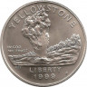 Монета. США. 1 доллар 1999 год (P). Йеллоустоун. ав.