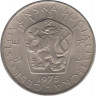  Монета. Чехословакия. 5 крон 1975 год. ав.