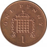  Монета. Великобритания. 1 пенни 2003 год. рев.