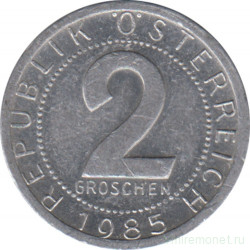 Монета. Австрия. 2 гроша 1985 год.