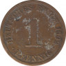 Монета. Германия (Германская империя 1871-1922). 1 пфенниг 1902 год. (А). ав.