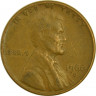 Монета. США. 1 цент 1960 год. Монетный двор D. ав