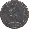 Монета. Канада. 1 доллар 1982 год. 115 лет Конституции Канады. рев.
