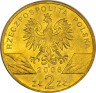 Реверс.Монета. Польша. 2 злотых 2006 год. Альпийский сурок.
