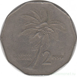 Монета. Филиппины. 2 песо 1984 год.